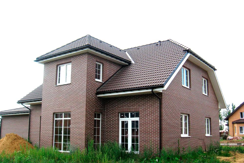 Саранский кирпич лицевой 1НФ шоколад гладкий