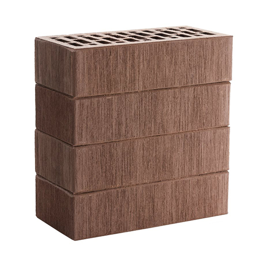 Кирпич ЛСР лицевой керамический пустотелый 1НФ темно-коричневый тростник