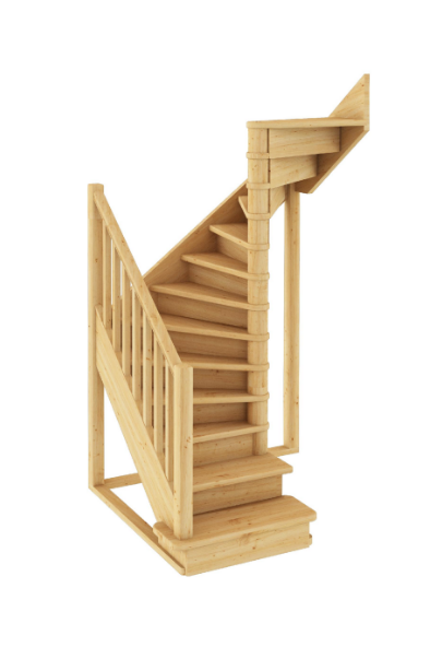 Лестница ЛС-05м без подступенков П сосна