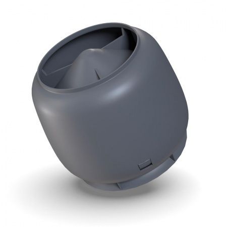 Колпак для трубы Ø160 мм серый