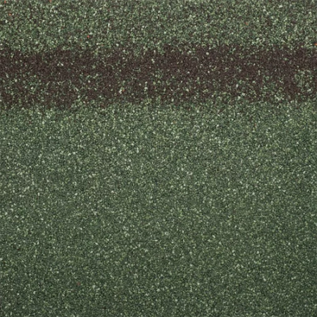 Коньково-карнизная гибкая черепица Технониколь Малахит зеленый