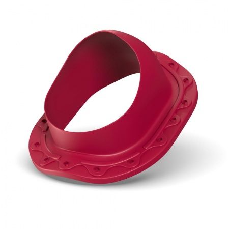 Проходной элемент для труб Ø110-160 мм для металлочерепицы красный