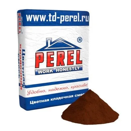 Смесь кладочная цветная Perel VL шоколадный 0255 50 кг