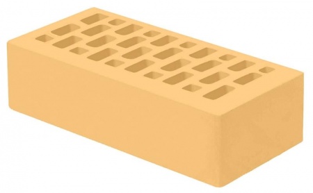 Голицынский кирпич лицевой 1НФ янтарь рустик