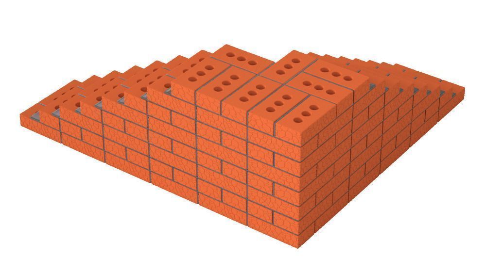 Алексеевский кирпич цокольный полнотелый