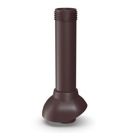 Выход канализации Ø110/500 мм шоколад