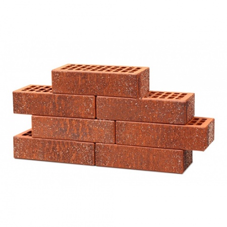Воротынский кирпич лицевой 1НФ красный графит кварц