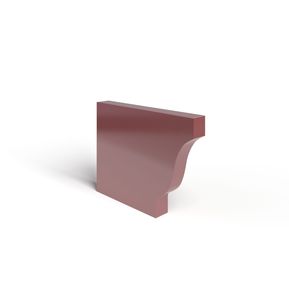 Заглушка желоба 120х86 левая