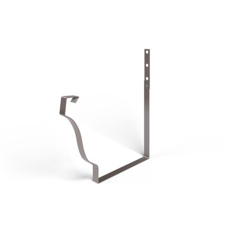 Держатель желоба карнизный 120х86х170 (4 мм) RAL8017