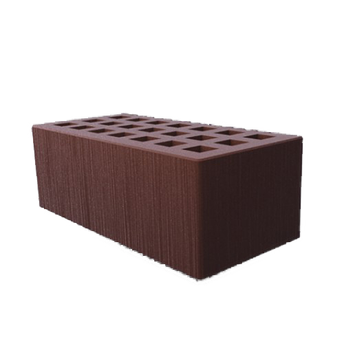 Саранский кирпич лицевой (СЗЛК) 1.4НФ коричневый дерюга