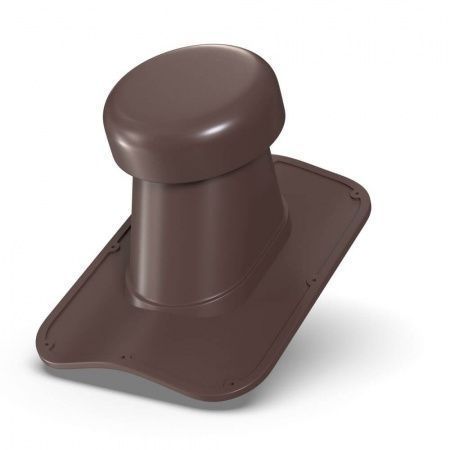 Выход универсальный Металл Профиль Ø110/200 на металлочерепицу RAL8017