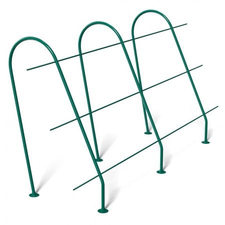 Ограждение кровельное 1200х3000 RAL6005