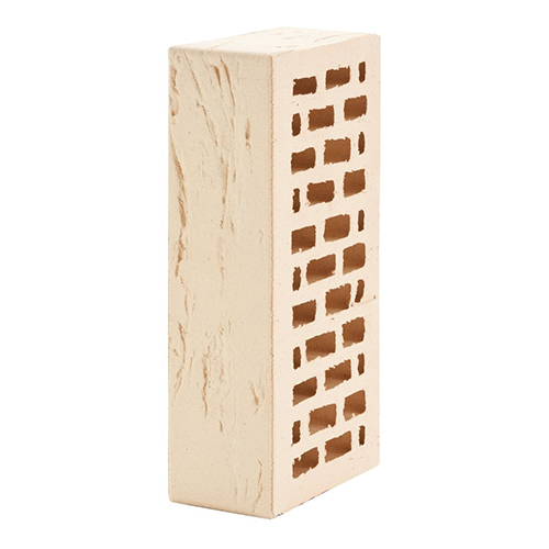 Кирпич ЛСР лицевой керамический пустотелый 1НФ слоновая кость рустик