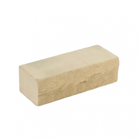 Силикатный кирпич ЗСК Челны лицевой 1НФ рельефный угловой желтый