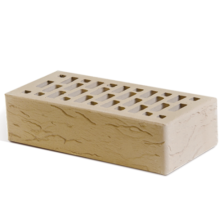 Маркинский кирпич лицевой 1НФ капучино 01 риф