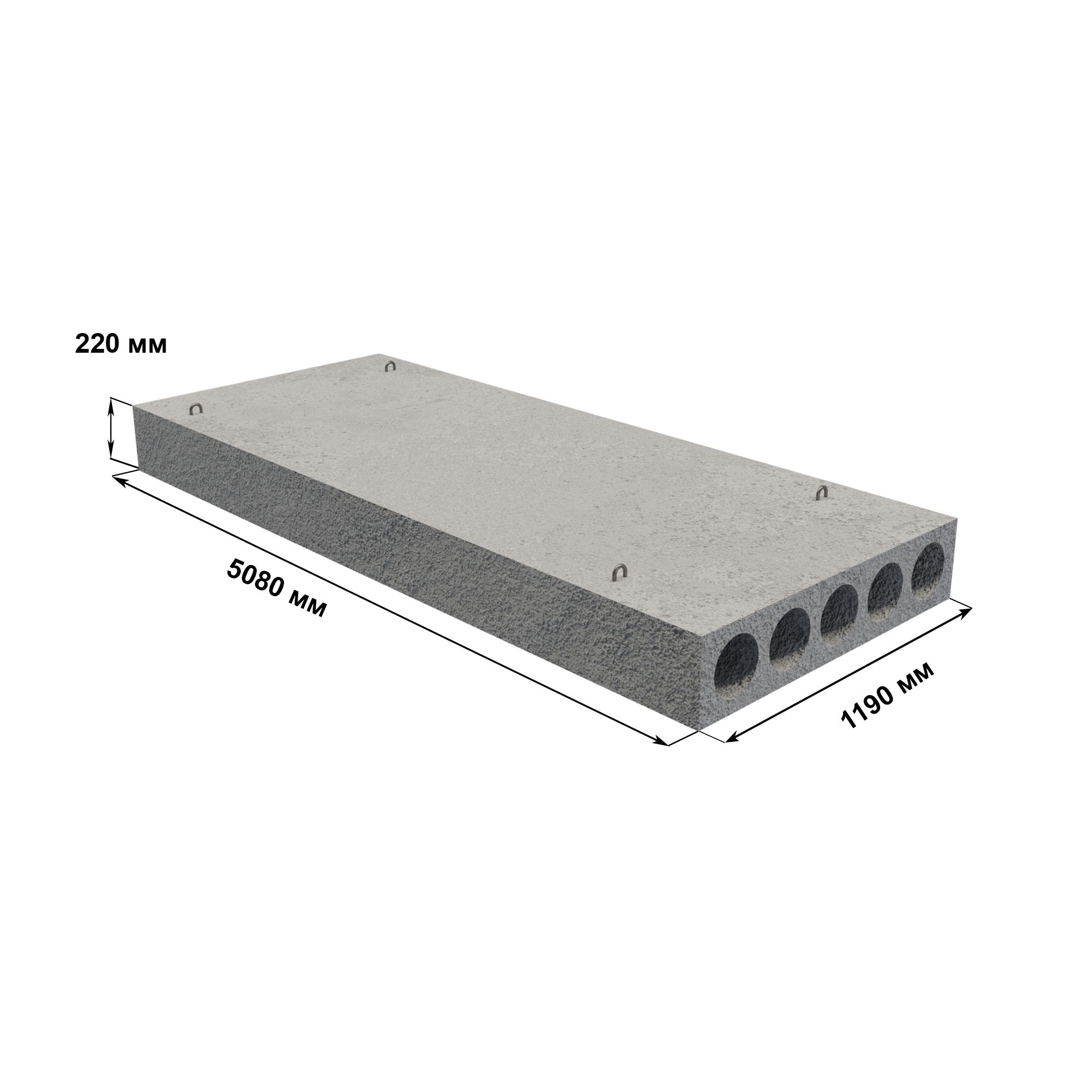 Плита перекрытия РАФФ 2180x990x220 - Фото №179