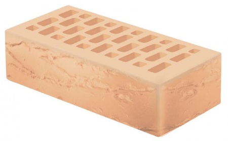 Голицынский кирпич лицевой 1НФ слоновая кость рустик