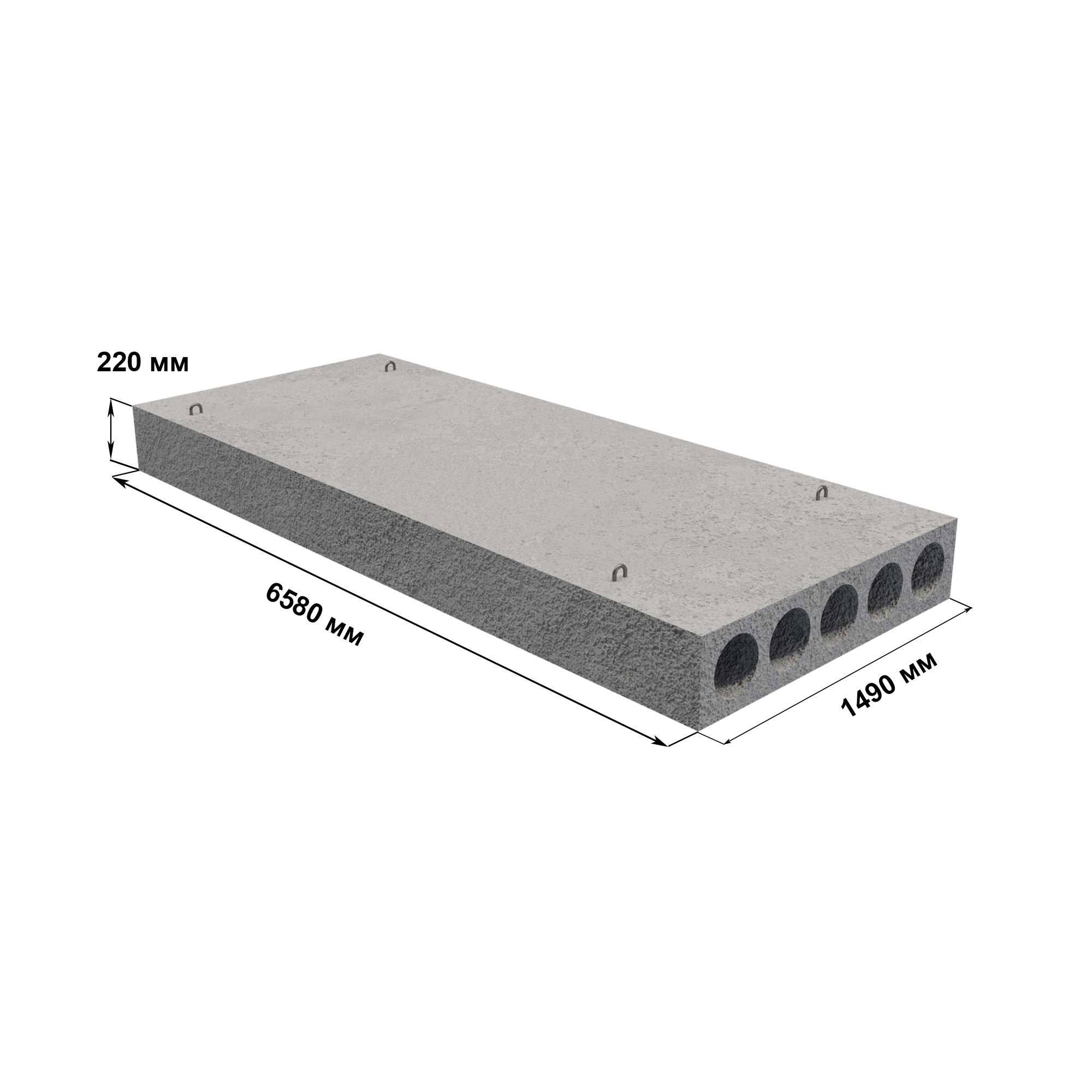 Плита перекрытия РАФФ 2180x990x220 - Фото №269