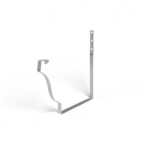 Держатель желоба карнизный 120х86х146 (3 мм) RAL9010