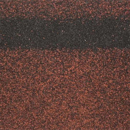 Коньково-карнизная гибкая черепица Технониколь Рубин красный