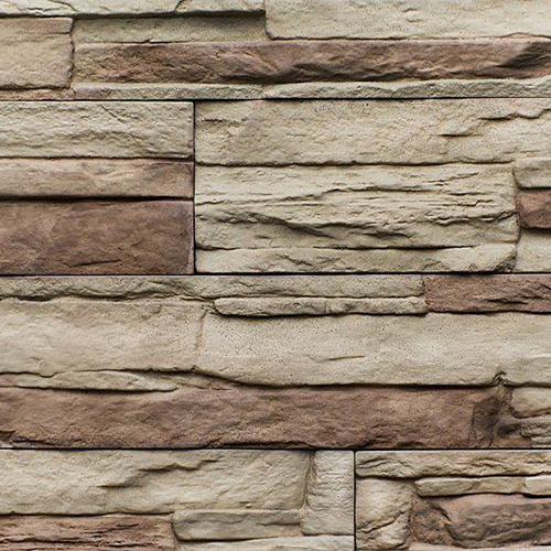 Облицовочный камень Арт Альянс Бенгалия светло-коричневый+темно-коричневый