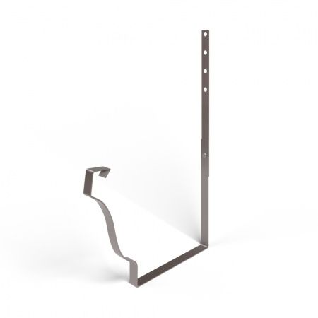 Держатель желоба 120х86х330 (4 мм) RAL8017