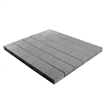 Тротуарная плитка Braer Старый город Ландхаус Серый, h=80