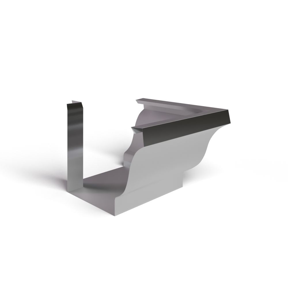 Угол желоба 120х86 наружный оцинковка