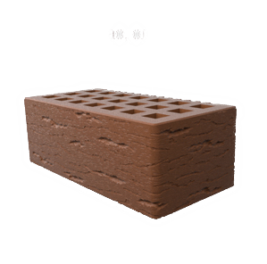 Саранский кирпич лицевой (СЗЛК) 1.4НФ какао ольха3