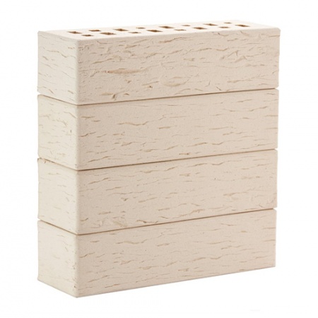 Клинкер ЛСР фасадный 0,7 NF белый "Неаполь" береста