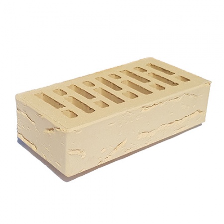 Кирпич лицевой Строма 1НФ слоновая кость кора дуба