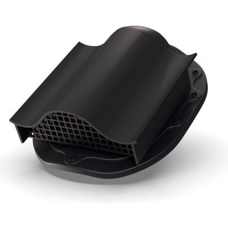 Вентиль KTV Ø110 для металлочерепицы черный