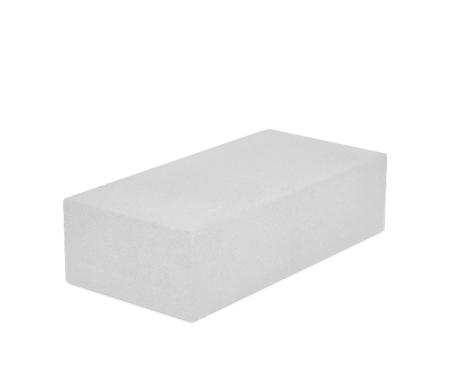 Кирпич силикатный одинарный 1НФ полнотелый белый КЗССМ