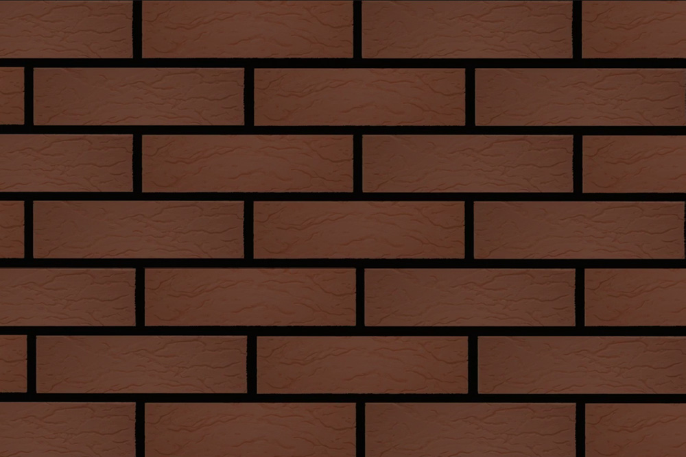 Белебеевский кирпич лицевой 1.4НФ шоколад рустик