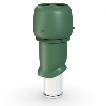 Выход вытяжки изолированный с колпаком Ø160/Ø225/500 мм зеленый