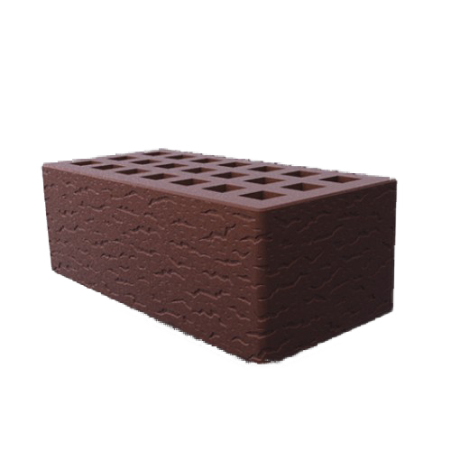 Саранский кирпич лицевой (СЗЛК) 1.4НФ коричневый кора дуба