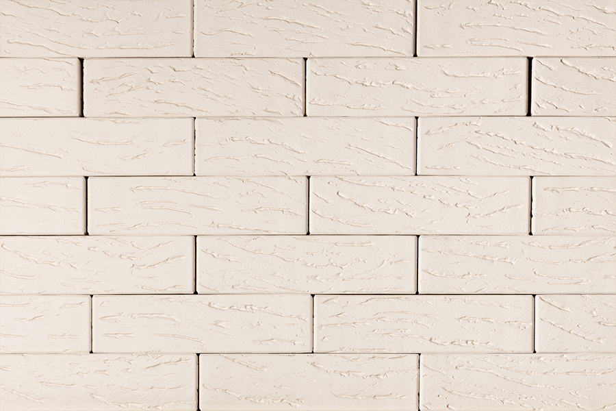 Саранский кирпич лицевой 1НФ белый антик