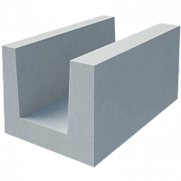 Газобетонный U-образный блок Build stone D500 500х300х250