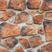 Облицовочный камень Арт Альянс Шале Мирабель оранжевый+коричневый